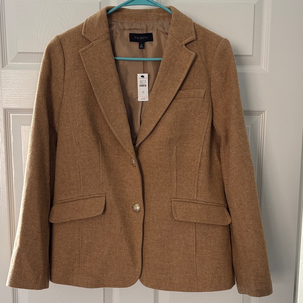 Talbots Women's Camel Blazer